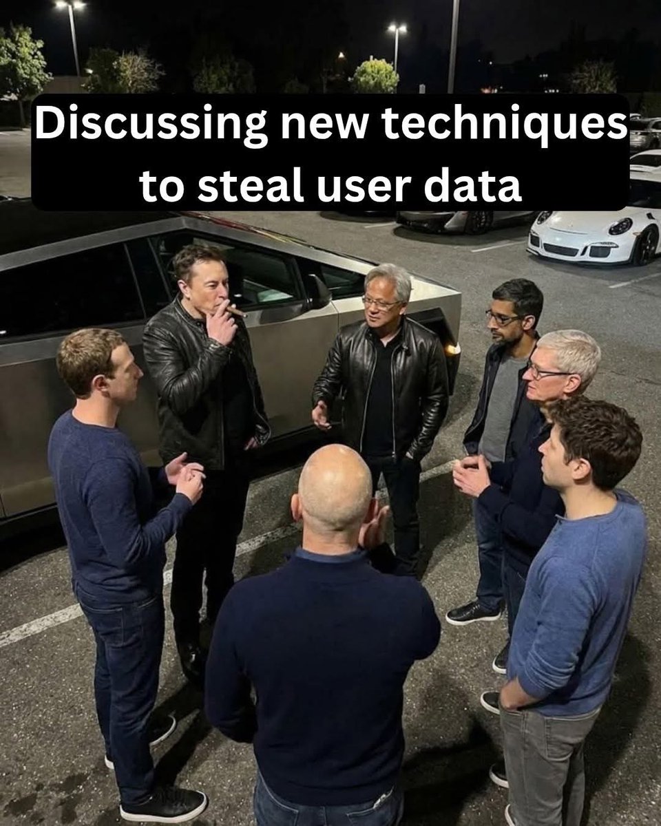 xprivoprivacy's tweet image. POV: AI CEO&apos;s discussing how to squish more data out of you 🐙

Have a nice sunday 😺 #PrivacyTech  #PrivacyMatters