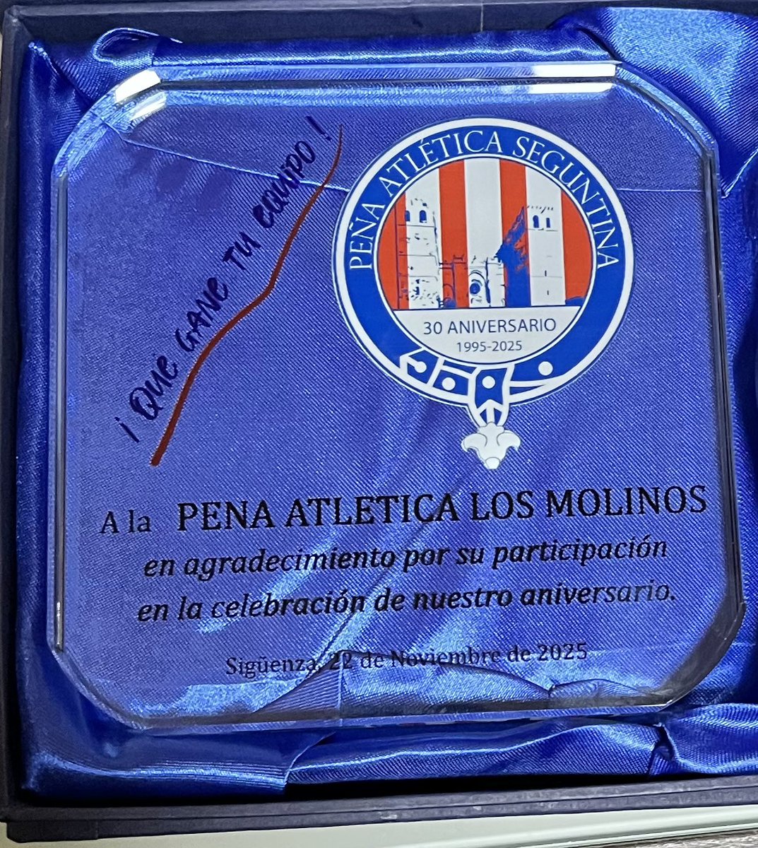 Un año más con <a href="/AtletiSiguenza/">Peña ATM Seguntina</a> en su XXX Aniversario. Como lo gozamos…esperemos estar a la altura en nuestro XXV aniversario el próximo año