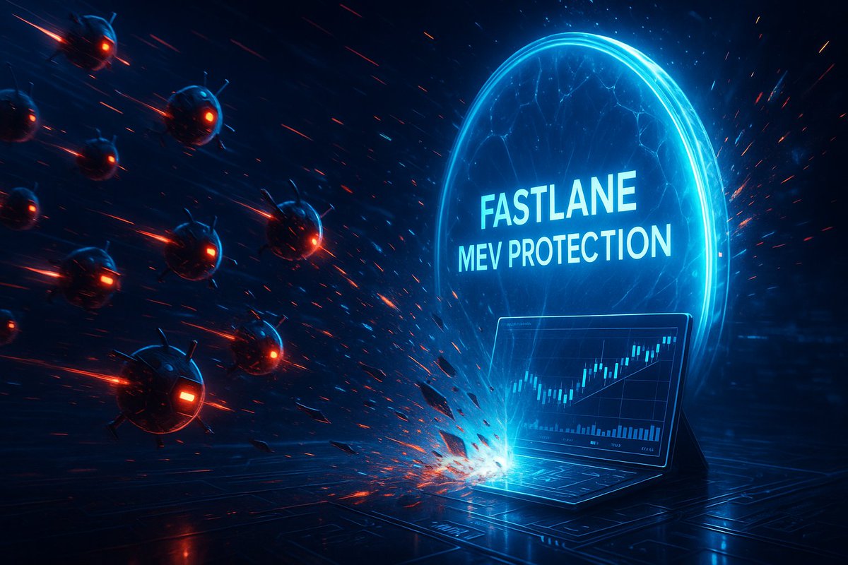 AffandhyM's tweet image. Invisible tax from MEV? Gone. 💨
Fastlane MEV Protection gives you clean, honest execution.
No slippage drama. No sandwich nightmares.
#Web3 #Fastlane #MEVProtection