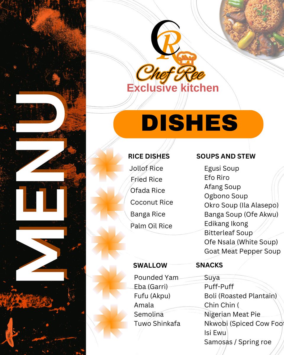 Rejoice2609's tweet image. Proud of this vibrant new design i did ! Ready for a fresh look that brings in orders? Let&apos;s design yours next! DM me!

#BrandDesign #DesignPortfolio #graphicdesign