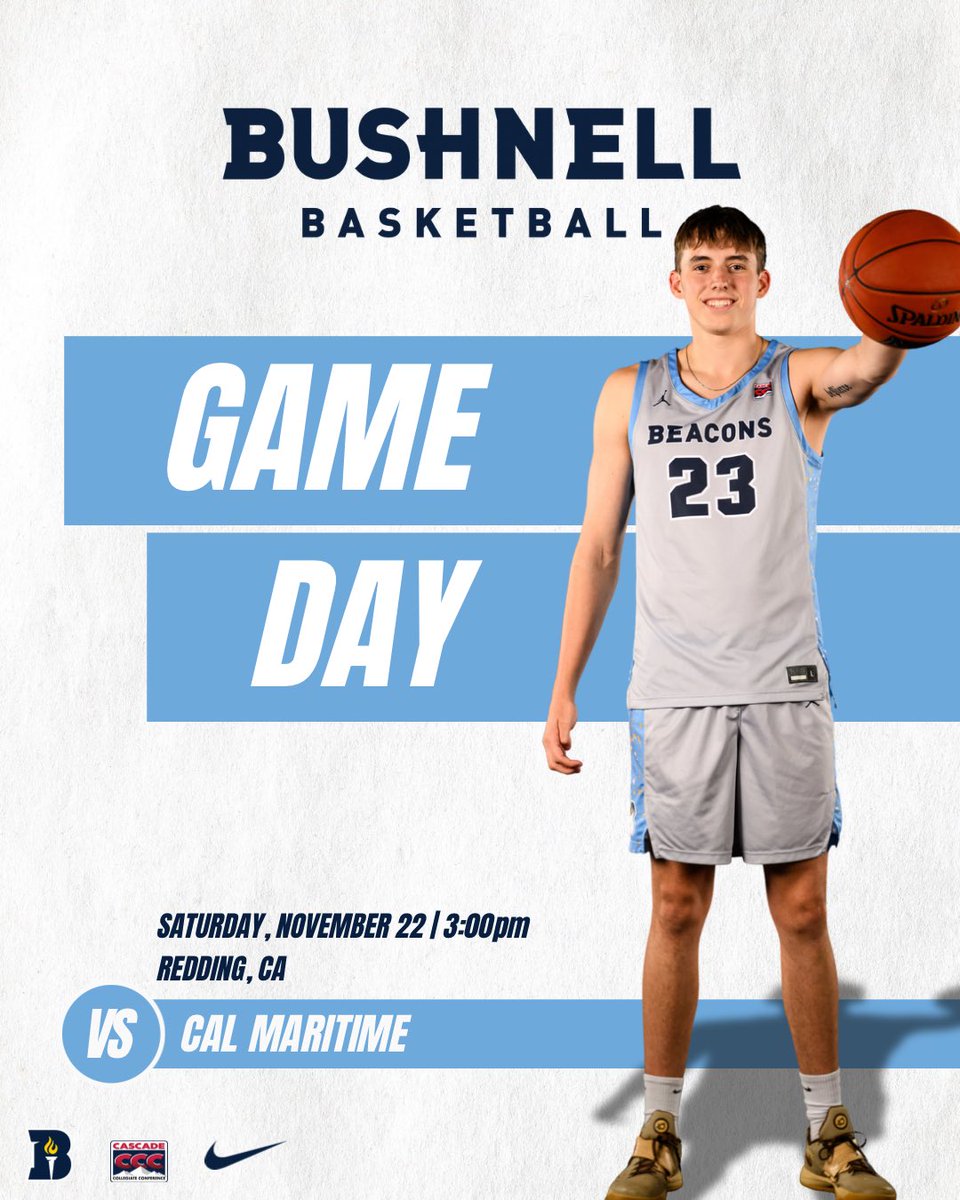 ⚡️G A M E D A Y⚡️

vs Cal Maritime | Redding, CA
November 22nd | 3:00pm

Watch: simpsonredhawks.com/live

#gobeacons #family