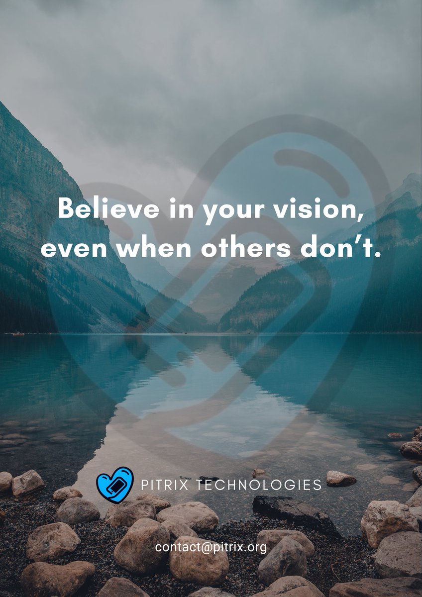 PitrixTech's tweet image. No one can believe in your idea until you do. Start building today. 🚀
#StartupJourney #TechStartups #Innovation #PitrixTechnologies