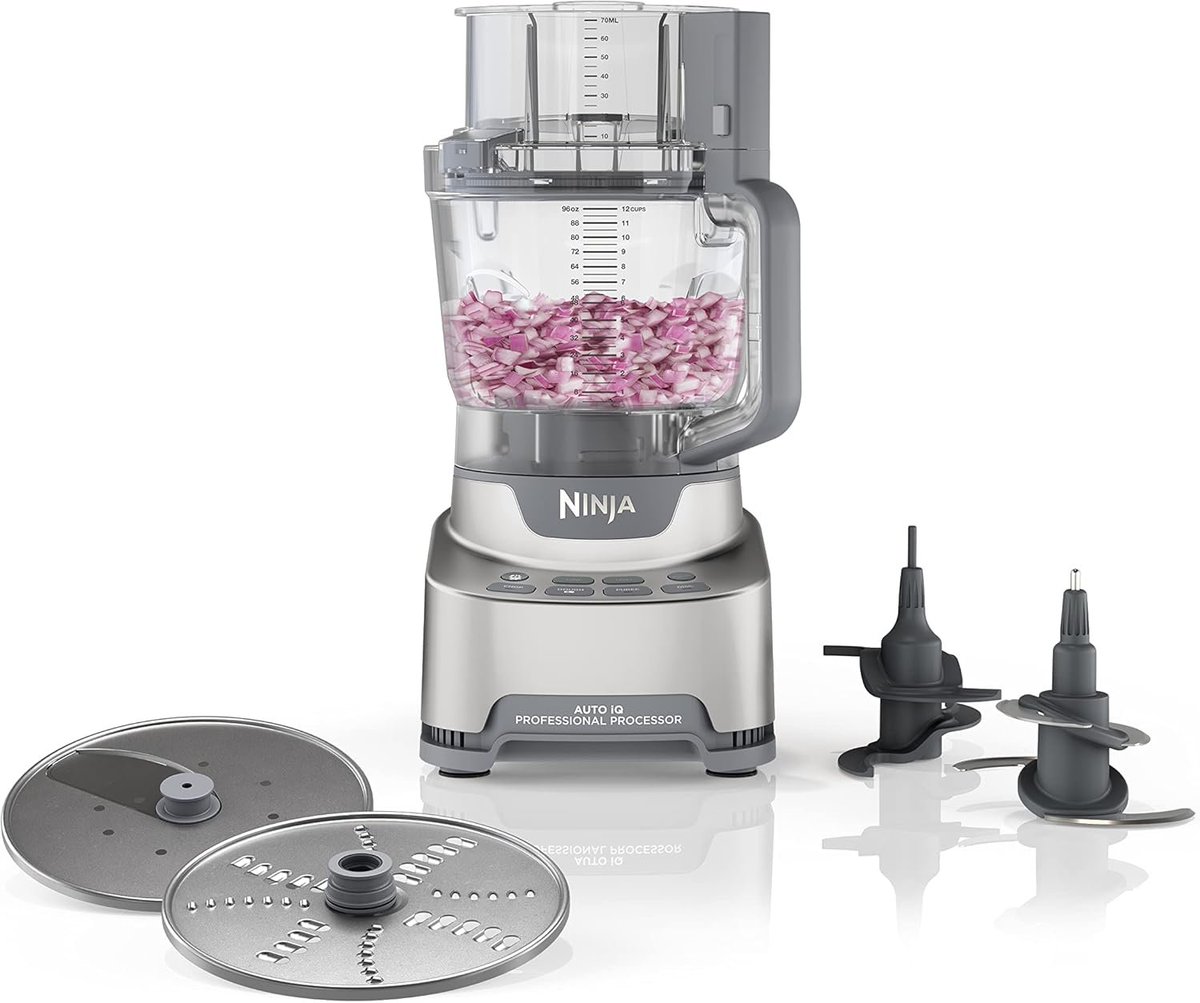 babyfashionusa's tweet image. Ninja Food Processor, Professional XL, 1200 Peak-Watts, 4-in-1, Chopping, Slicing/Shredding, Purees, Dough, 12-Cup Processor Bowl, 2 Blades &amp;amp; 2 Discs, Feed Chute/Pusher, Black, NF701

Price :  $119.99

sovrn.co/2fzb3wl

#ad #Processor

Image Credit :  AMAZON