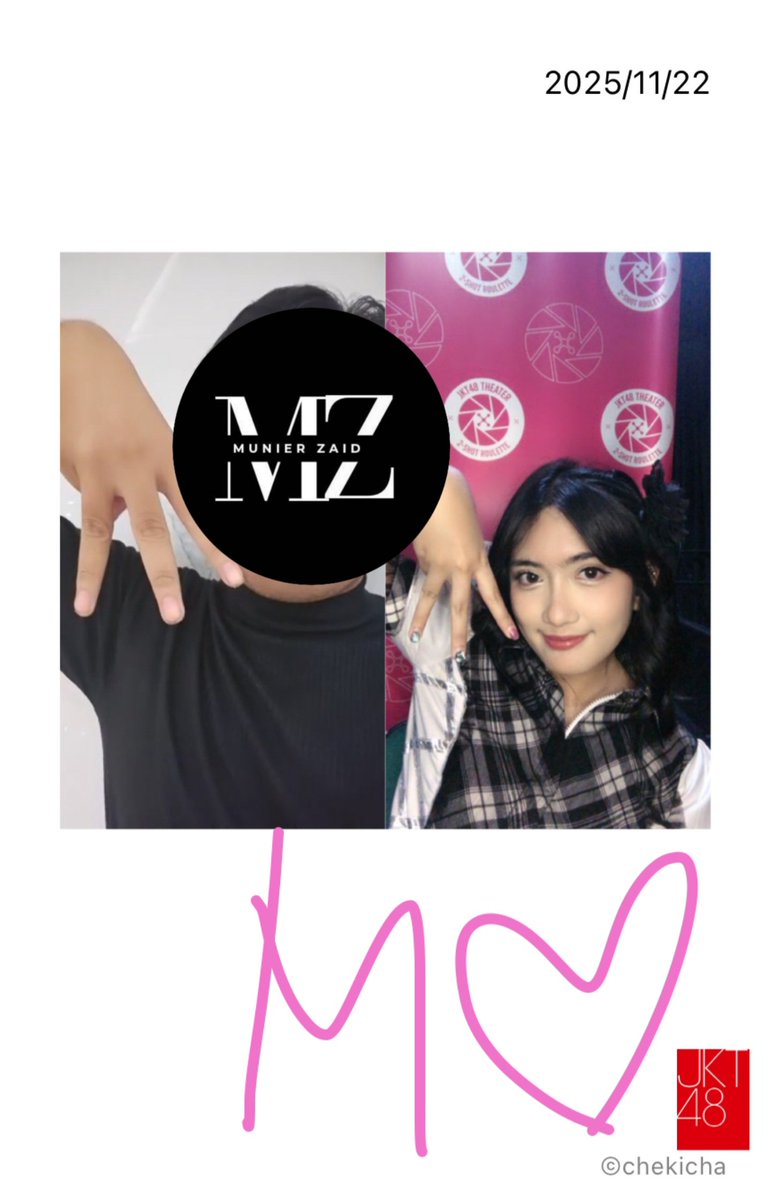 MunierZaid's tweet image. Makasih cheki nya, Bro Frixx.👊
@PS_AmandaJKT48

Penasaran M apa? 
Tanya Desy/Dena aja yak, atau tanya Mbah @oshimerchie.