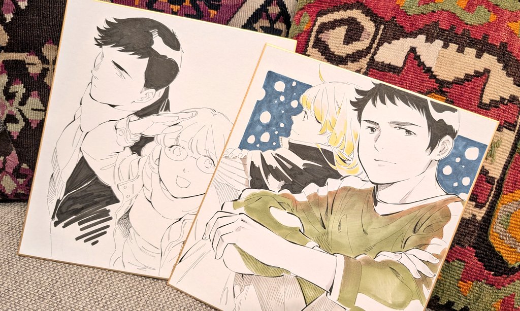 おしらせ】 コミティアで直筆色紙の販売をいたします。限定2枚