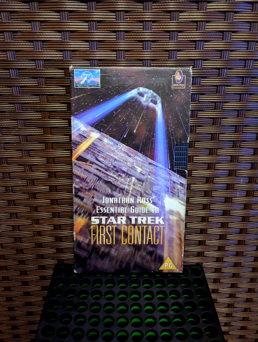RetroCheating's tweet image. After TNG episodes like I, Borg, which humanised the Borg to an extent. Who else was extremely surprised to see how terrifying their new appearance would turn out to be! In this Promo VHS Tape for First Contact, haha #StarTrekFirstContact #StarTrek #ParamountPlus #Paramount #VHS