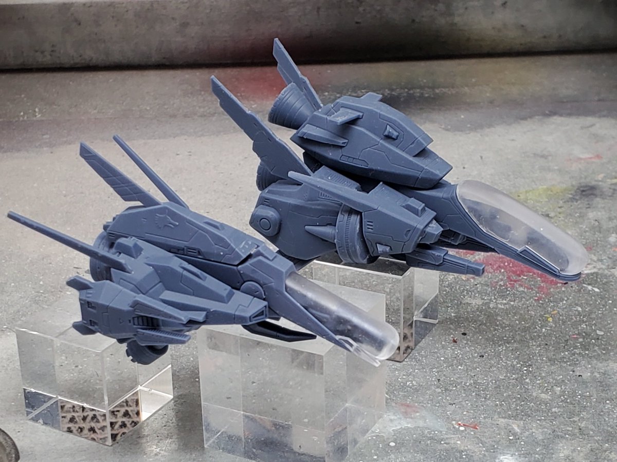 verM_p765's tweet image. 同スケールの
R-9A2 デルタとの対比は
こんな感じ

#RTypeFinal2 #RTypeFinal3 
#72GHOST