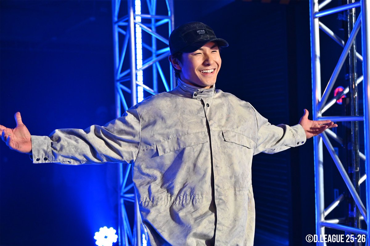 ROUND.2 オフィシャルフォト公開〜パート2🙌🏻今日はこの2名の選手の写真📸

D.LEAGUE 25-26 SEASON 
ROUND.2 vs List::X
Official Photo Part.2📸

⚔️Starting Member⚔️
#98 Ryo-spin <a href="/Ryospin983/">Ryo-spin</a> / 💙
#22 COCOA <a href="/bgirlcocoa/">七瀬恋彩(Cocoa Nanase)</a> 
#19 Shigekix <a href="/bboy_Shigekix/">Shigekix 半井重幸</a> 
#0 Taichi <a href="/taichidesuu/">堀泰致</a> 
#21 Haruka