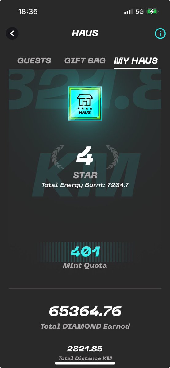 go_stepn_go's tweet image. GOハウスのミンクオ総獲得枚数が400枚超えてた！

特に意味はなく、ただの自己満🤣
#STEPNGO