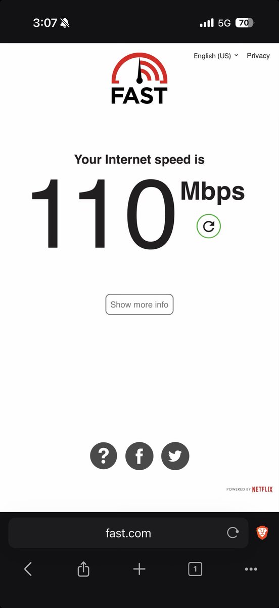 amritwt's tweet image. fast dot com by netflix is an underrated tool