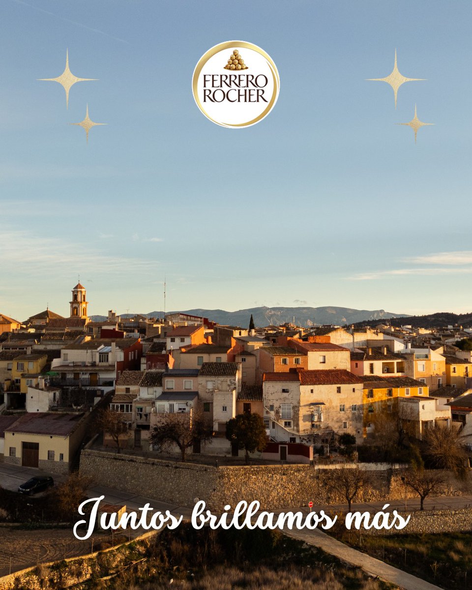🎄 ¡Último día para votar a Bullas en #JuntosBrillamosMás de Ferrero Rocher! 💫

Estamos muy cerca de brillar esta Navidad como nunca. ¡Tu voto cuenta!

🔗 ferrerorocher.com/es/es/xp/navid…

¡Vamos Bullas! 💛 #BullasBrilla #NavidadEnBullas #FerreroRocher