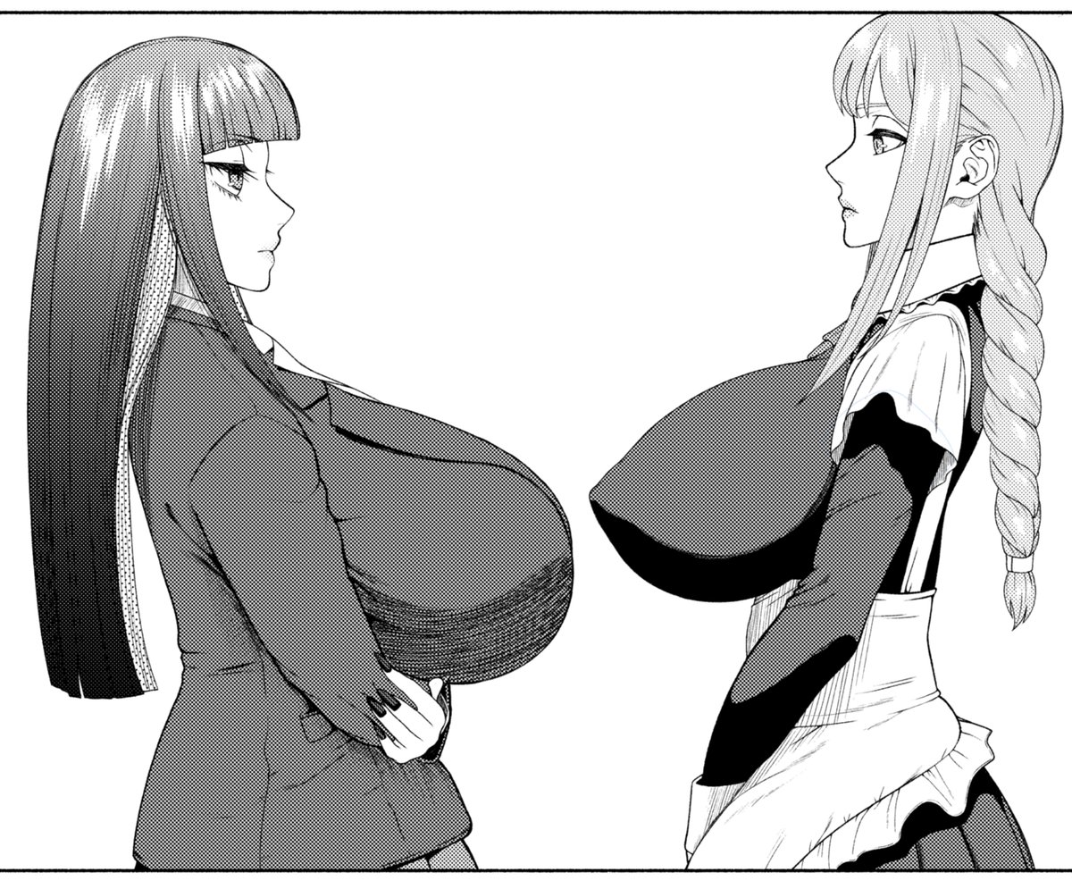 進捗。
自分の中で今、高身長細身巨乳のロケットおっぱいがブーム。 