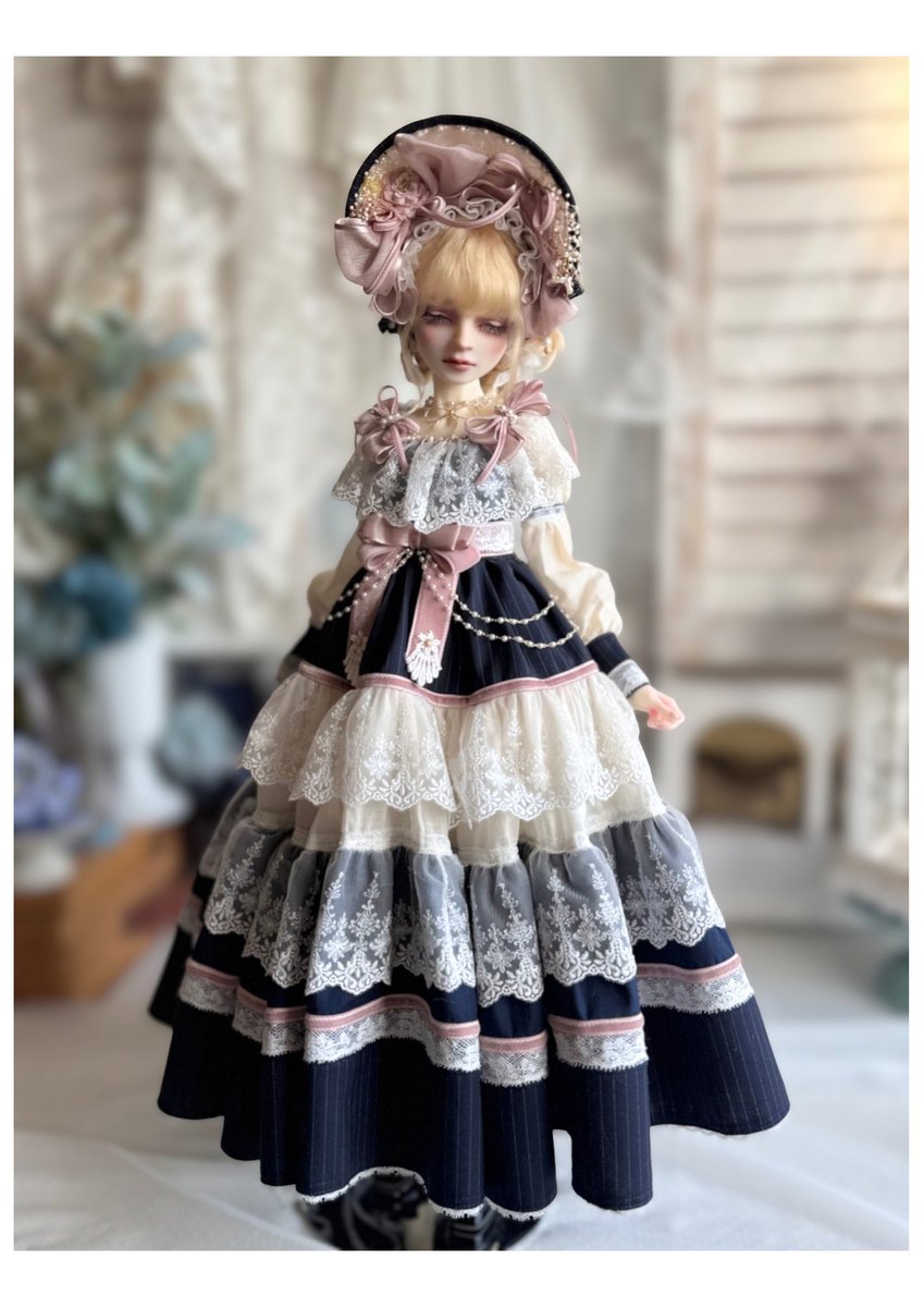 SDサイズ ディーラー様製 ドレスセット ドール服 EMMA様 即納 BJD