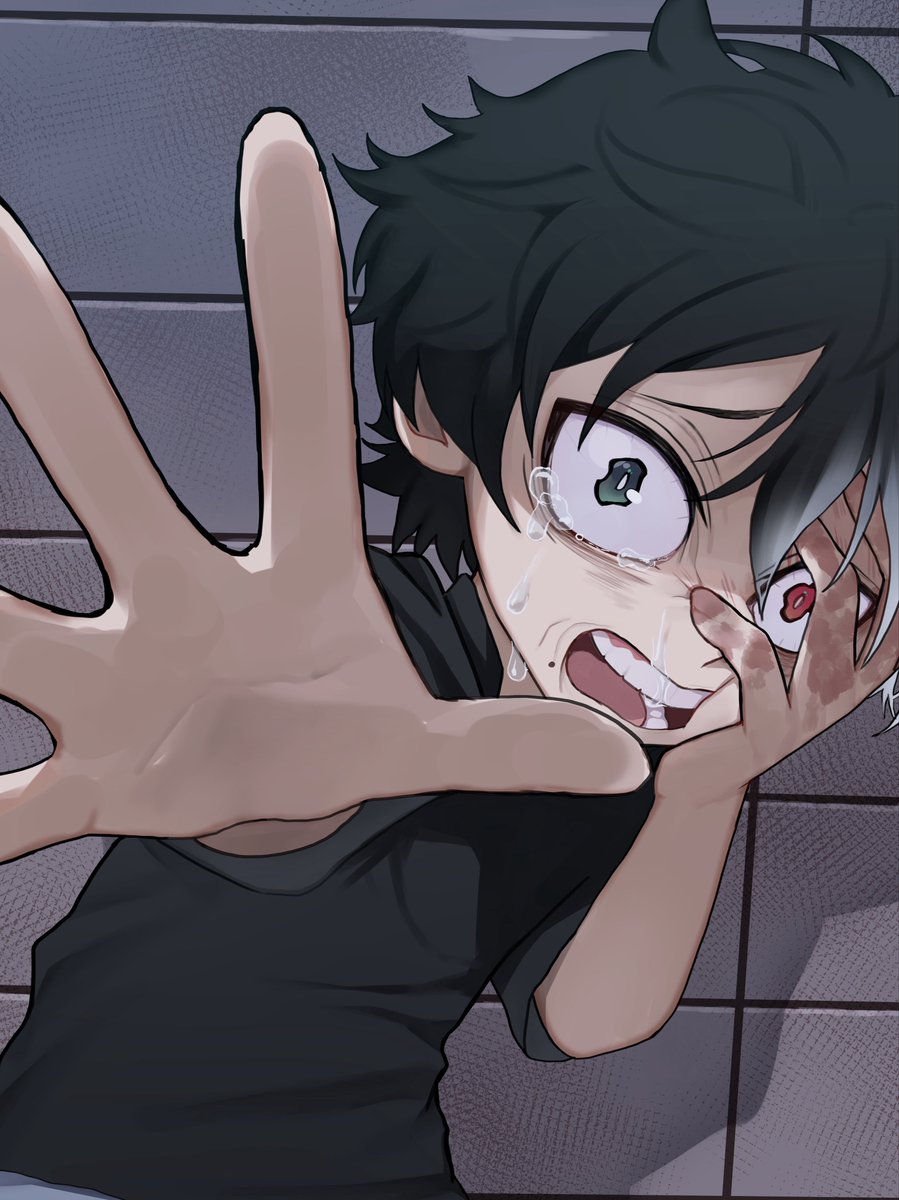 「助けて…」

#僕のヒーローアカデミア #死柄木弔 
#myheroacademia #イラスト好きな人と繋がりたい