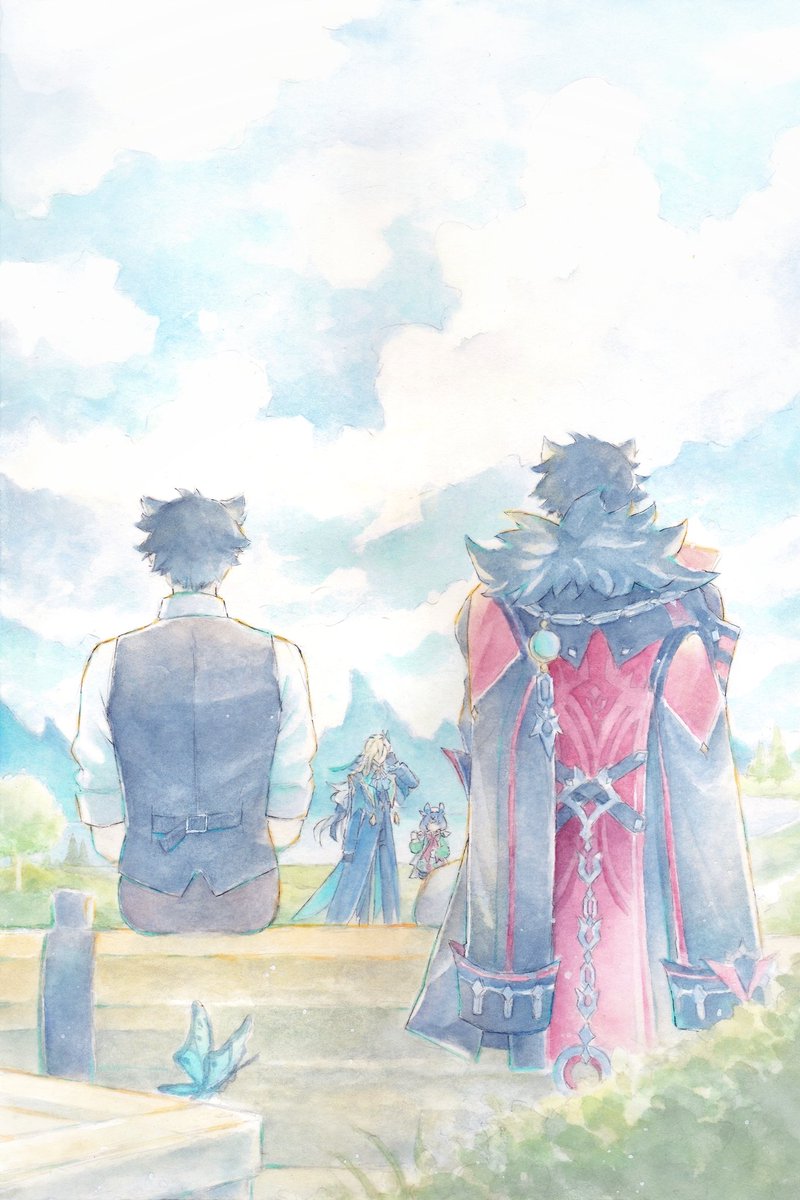 「今のそっちの世界はどうだい？」
 Happy Birthday, Wriothesley.

#リオセスリ生誕祭2025