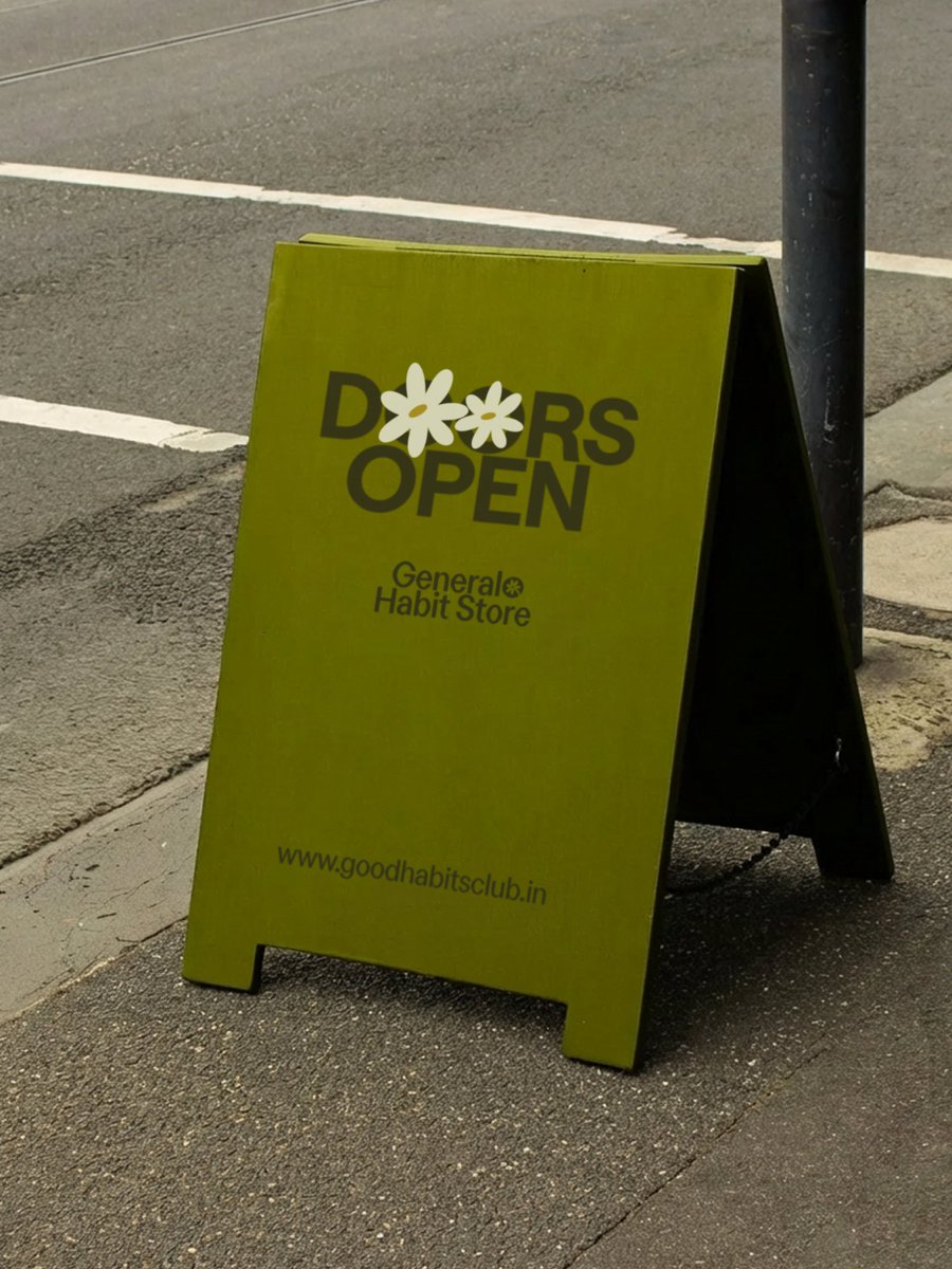 goodhabitsclub's tweet image. We drew habit trackers in notebooks because everything else was garbage — 🙉

Apps that quit on you. Planners that judged you. Products designed by people who&apos;ve never failed at anything.

So we printed rough grids on A4 paper for friends.

They stuck them everywhere. Filled them…