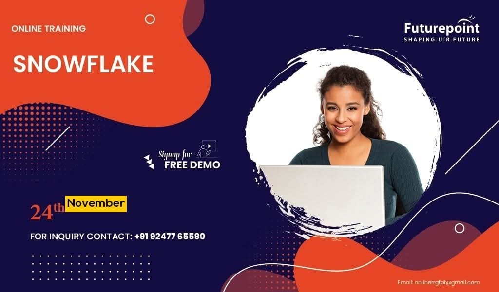 Futurepointech's tweet image. #snowflake #training #snowflakeonlinecourse #snowflakeonlinetraining #snowflakeclasses #powerbi #tableau #hyderabad #ameerpet #futurepointtech #futurepoint #genai #devops #aws #azure #awsdevops #terraform #java #python #fullstack #generativeai

futurepointtech.com/courses/Snowfl…