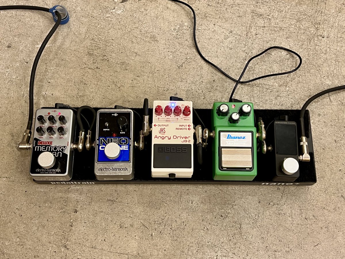 blossomdeth_dx's tweet image. ここ半年以上、ずっとこれ。
#エフェクター #ペダル #BOSS #EHX #Ibanez #JHS #OneControl #PEDALTRAIN