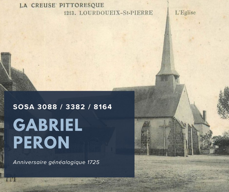 🔨 Il y a 300 ans disparaissait Gabriel PERON, maître charpentier venu de la Creuse pour s'établir dans le Sancerrois. 
Un ancêtre rencontré trois fois dans mon arbre
👉 elodie-et-antoine.fr/ra/?p=4309 #généalogie #Berry #Creuse