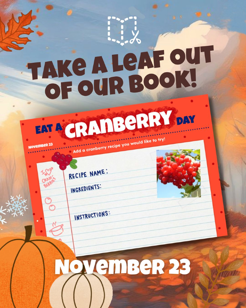 BookCreatorApp's tweet image. Happy Eat a Cranberry Day!

Add a cranberry recipe you would like to try—ingredients and instructions! Cranberry sauce, bread, or maybe a crumble?

🥧 Remix it now—hubs.ly/Q03PlJBW0