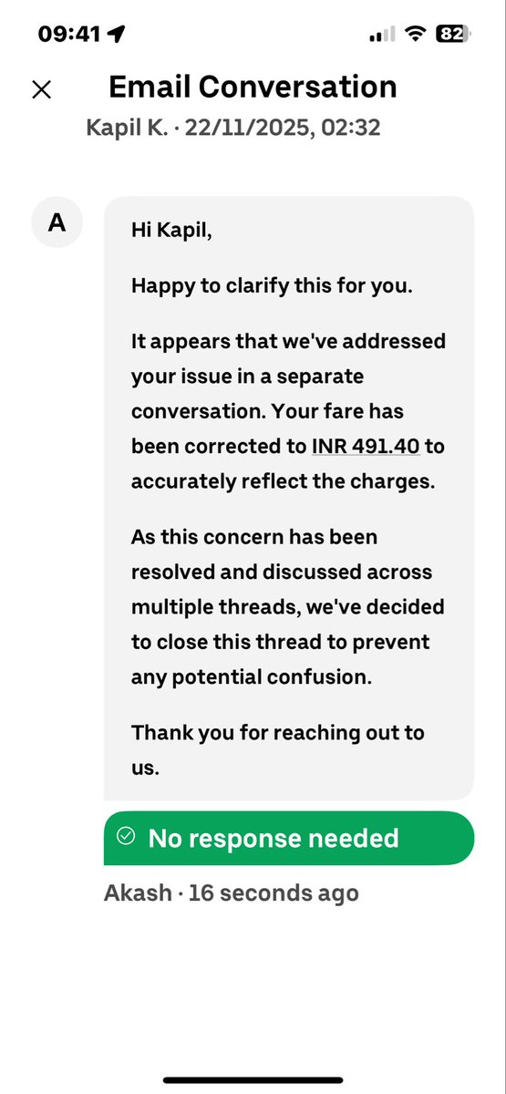 abzshoulder's tweet photo. @Uber_India what a dismissive and illogical decision. The rental is cancelled by your driver midway and you slap me with a fare that’s double for the distance travelled. Can you care to explain how you have come to this figure! https://t.co/0vcPF7zlvY