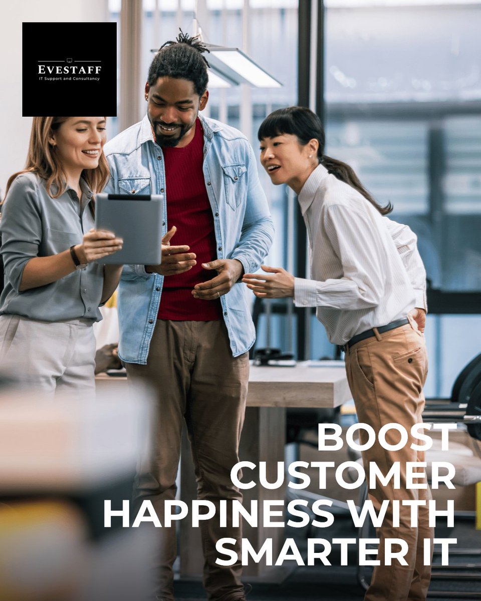 EvestaffIT's tweet image. Modern IT is the key to happier customers. We tailor solutions to boost satisfaction, build trust, and grow your business. itandconsultancy.co.uk/lets-talk #Technicalsupport #VOIP #UnifiedCommunications #HelpdeskSupport #Cloudbackup #M365 #Azure #ITSolutions