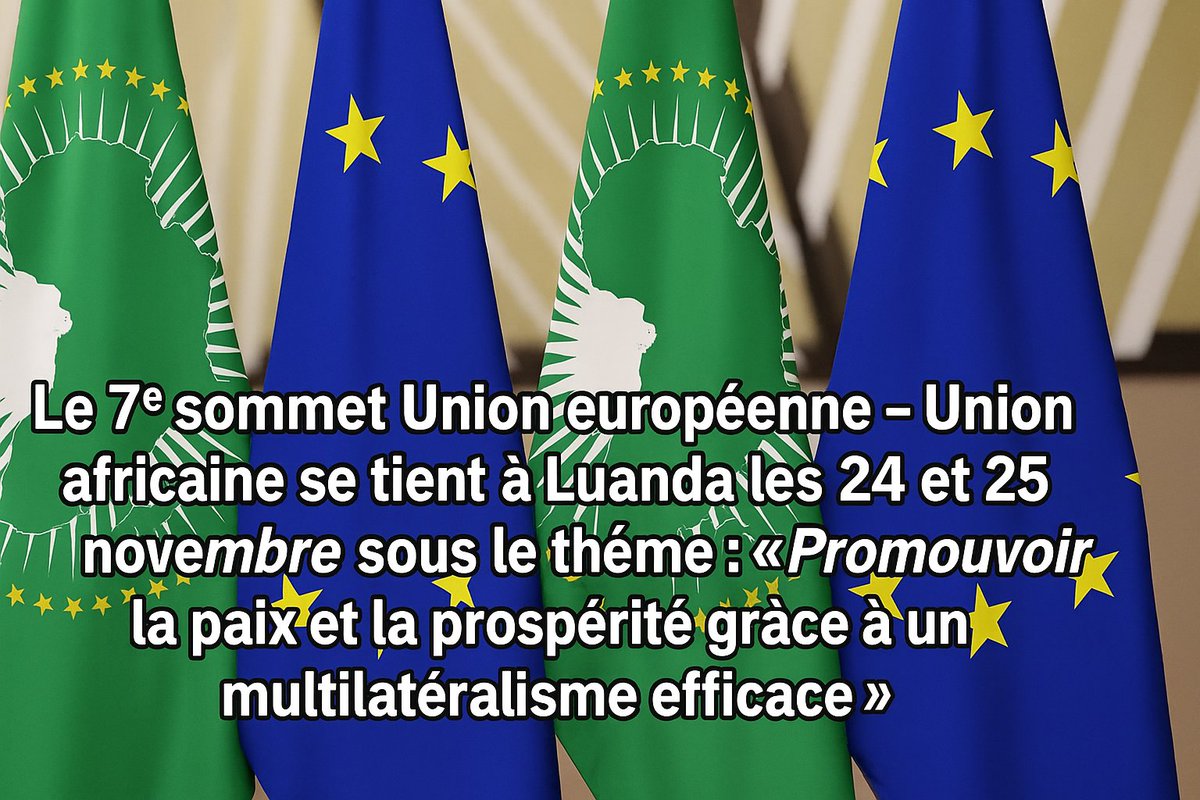 Sommet #UE-#UA à #Luanda
Paix, #securite  #migrations et #cooperation  au cœur des échanges Afrique-Europe.
#SommetUEUA #Multilatéralisme #Luanda
Plus de détails 👉echosplus.com/2025/11/23/7e-…
#SommetUEUA #Multilatéralisme #Luanda