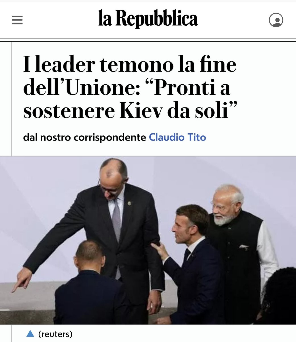 Ed ecco Macron che se si andasse a votare prenderebbe ZERO voti che pensa bene di fare ancora un po' di guerra che ci fa tanto bene.