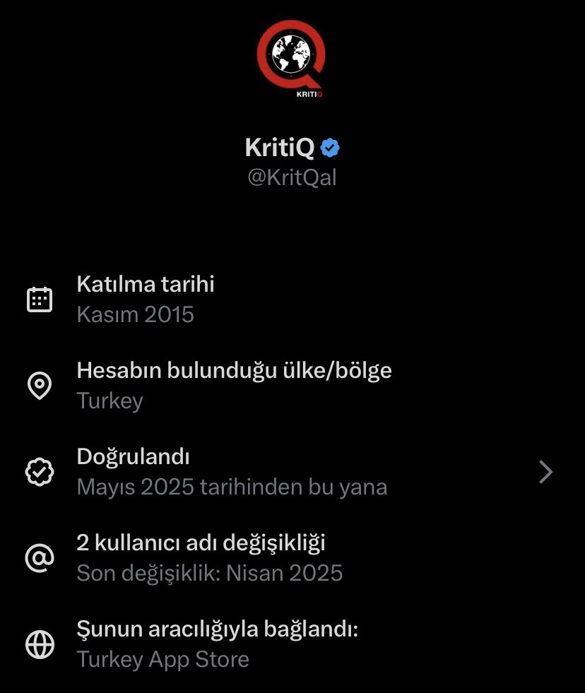 X, hesapların hangi ülkeden bağlandığını ve VPN kullanıp kullanmadığını göstermeye başladı.