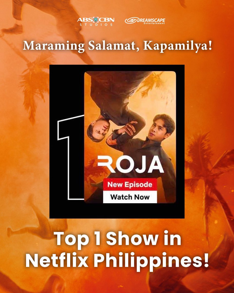 TeamMMEntrata's tweet photo. ROJA is now the Top 1 TV Show in the Philippines on Netflix. Hoping all the fandoms work harder for a successful show.

ROJAmazingMAYMAY AtSMBall
#MaymayEntrata @maymayentrata07 https://t.co/O29RTcg1op