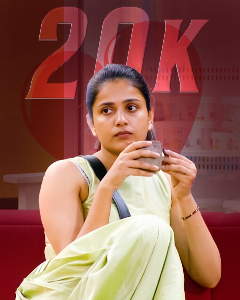 eswarnarayan_pm's tweet photo. Hi Thanuja Family ♥️ 

Already 20 k Done and Dusted 💥

We are Trending 🔥

BB QUEEN THANUJA https://t.co/VlUkuobZK6
