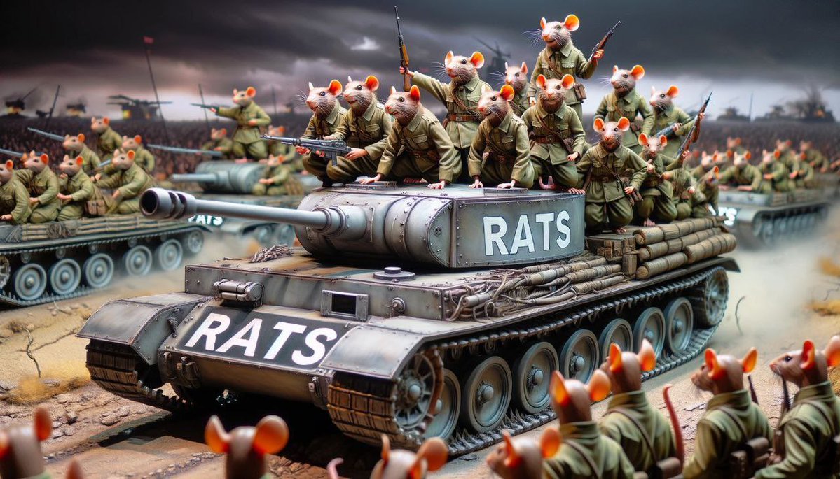 qiang_zhang189's tweet image. 铭文是散户最后的武器！

是散户对抗币圈不公的武器！

是散户对抗币圈诈骗频出的武器！

是散户当家做主的武器！

是散户发家致富的武器！

铭文三强 $rats $sats $ordi 是铭文武器中的核武器！

有铭文三强不用和没有铭文三强是有本质区别！

未来币圈将分为两种人：有铭文三强的和没有铭文三强的！