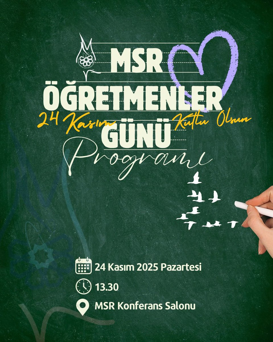 -MSR ÖĞRETMENLER GÜNÜ PROGRAMI-
Her sene renkli görüntülere sahne olan öğretmenler günü programlarımıza bu sene bir yenisini daha ekliyeceğiz.