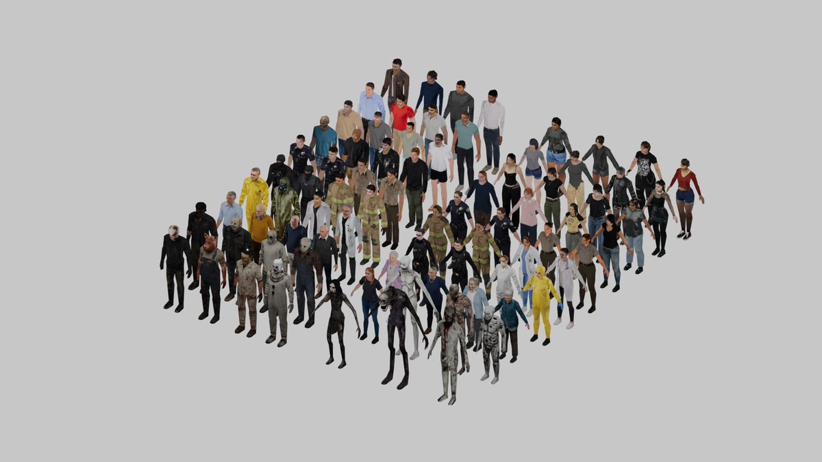 elbolillodur0's tweet image. I came back from the dead, two new assets

elbolilloduro.itch.io/pizzeria-psx
elbolilloduro.itch.io/characters-psx

#lowpoly #retro #assets #PSX #Unity #blender #gamedesign #indiedev