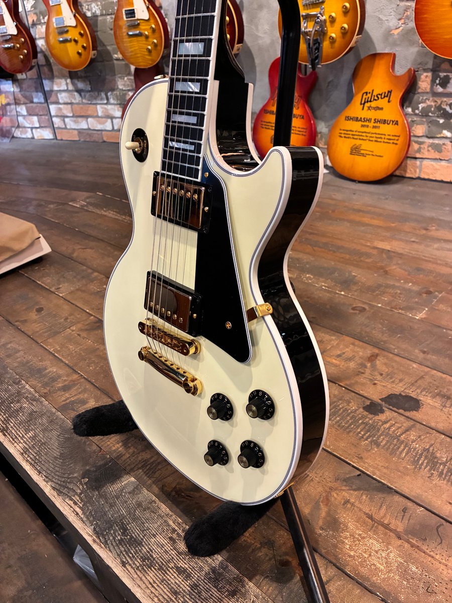 レスポールスタイル エレキギター クリーム色 Gibson Les Paul Custom 70s エレキギターButter Cream Top【2025年新