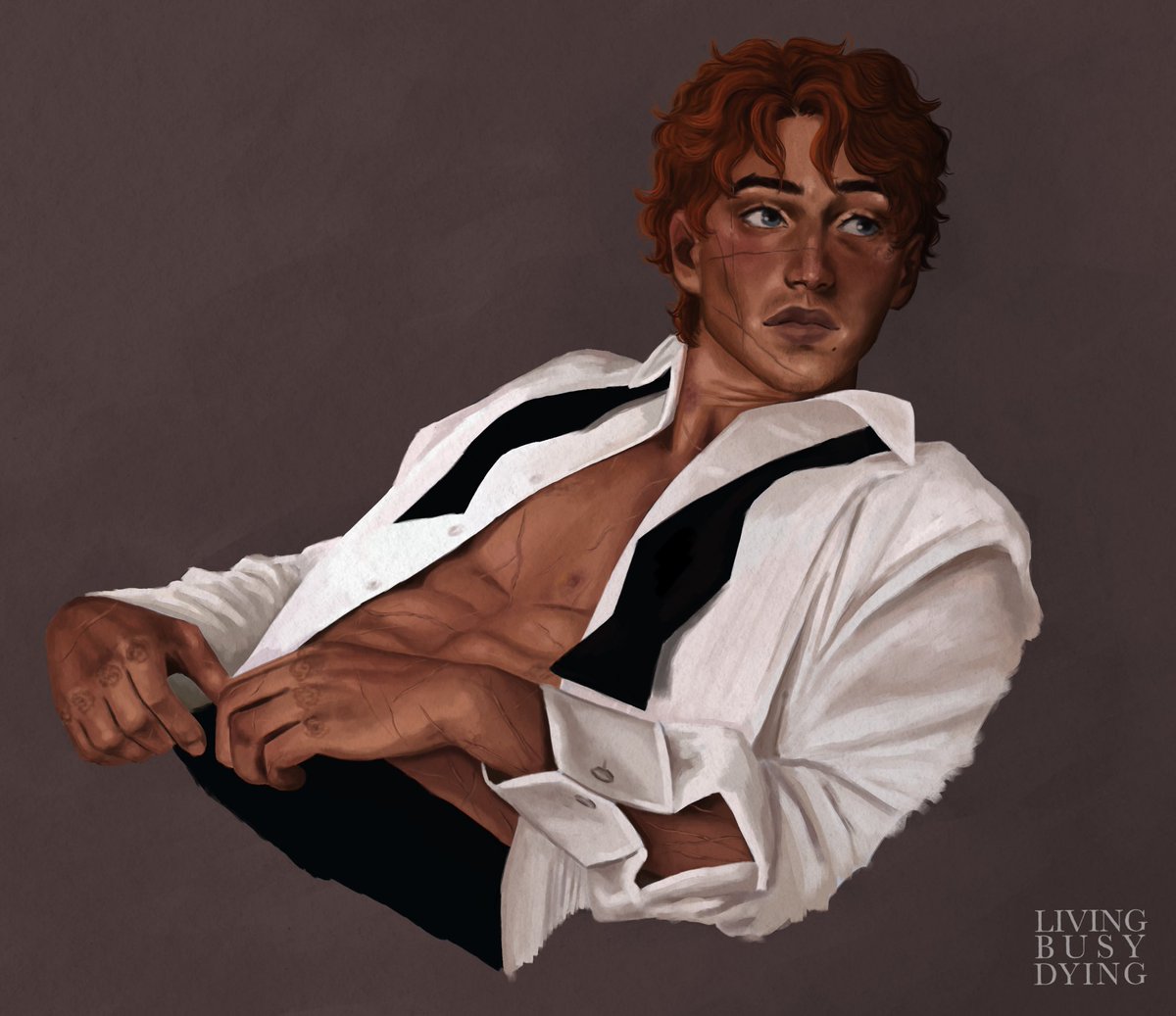 livingbusydying's tweet image. Neil. #aftg #neiljosten #aftgfanart