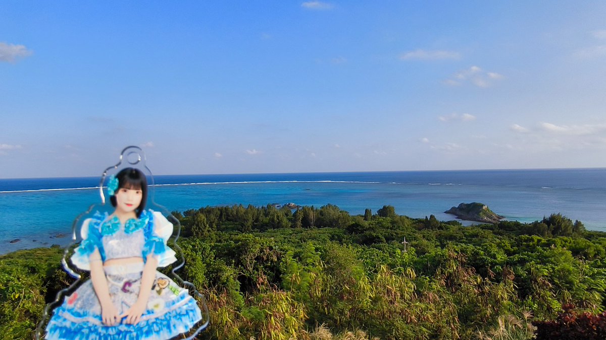 Renme55334380's tweet image. #りのまる の水色が映える1枚になった🩵今日はあちこち連れ回してしまった。ドライブ日和だったね🚗