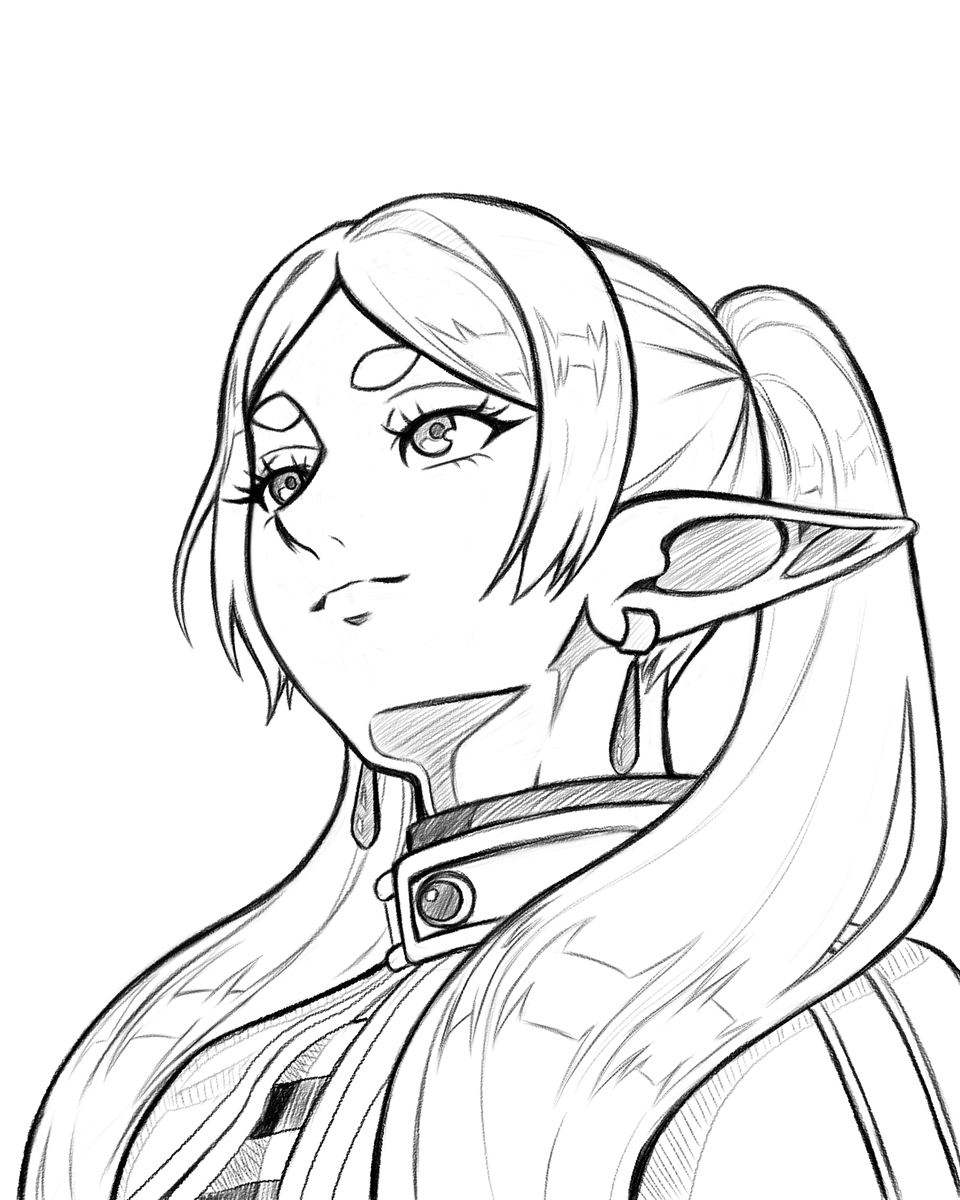 This was a fun challenge! Love all the art coming from it, and wanted to throw my hat in the ring with a doodle