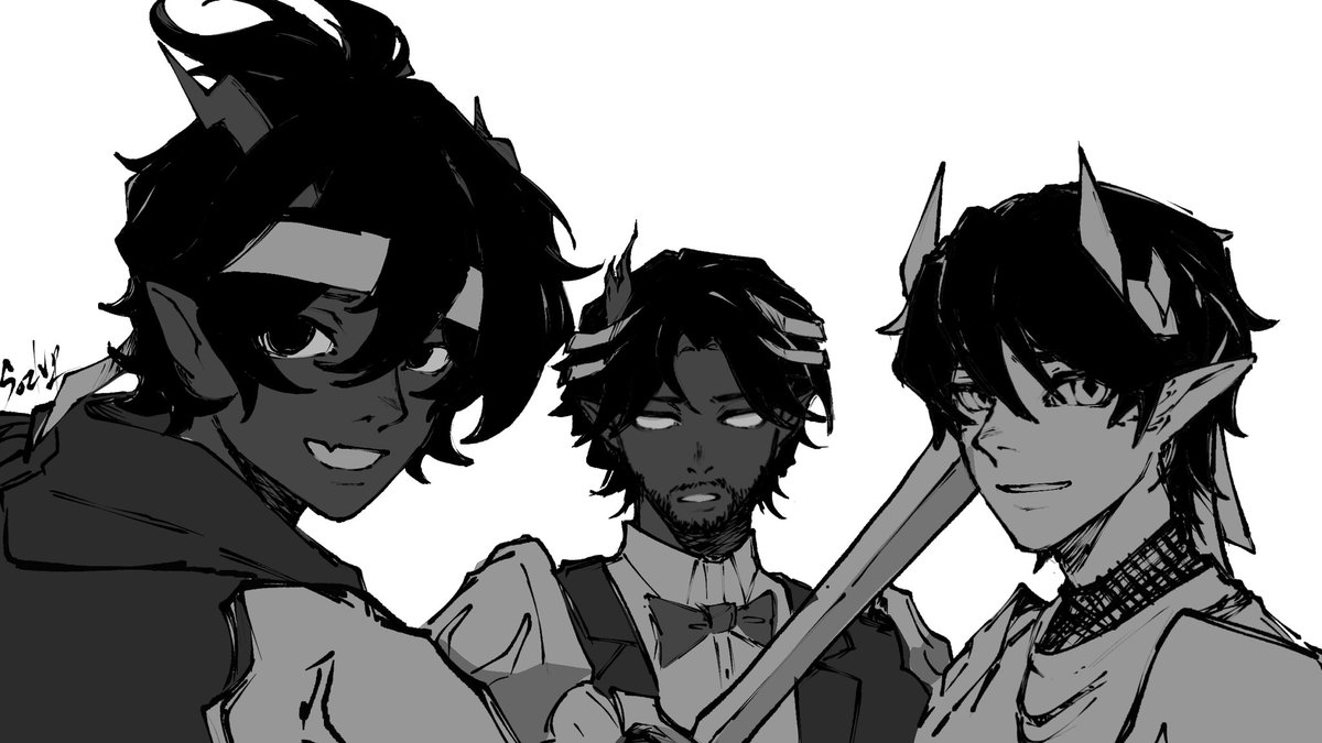 sozlvr's tweet image. GACHIAKUTA ARTSTYLE TEST/STUDY W MAFIA TRIOO! 1![?]

#spokeisherefanart #mapiccfanart #minutetechfanart #unstableuniverse