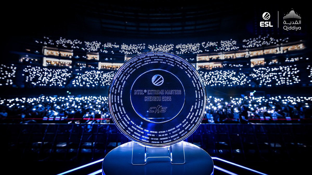 QiddiyaGaming's tweet photo. The bracket broke, and the champs were crowned back in #IEM Chengdu 2025. It was an absolute spectacle, every round bursting with intensity and excitement! Congrats to the winners! #PlayLife

منافسات قوية أنتهت بتتويج الأبطال في ليلة استثنائية ضمن بطولة #IEM تشنغدو 2025.

#اللعب_يحيينا