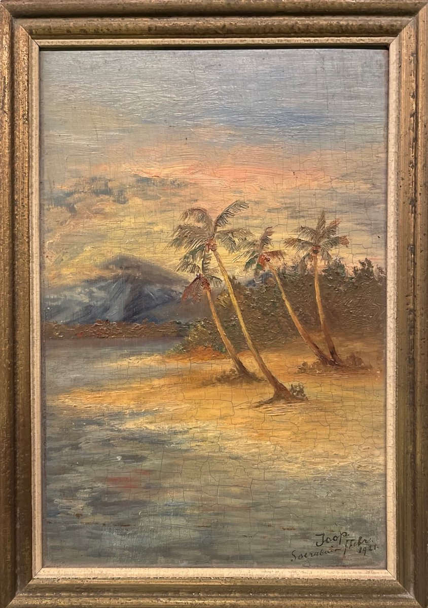 Het struinen op markten blijft een prachtige bron van pareltjes.

Een strandgezicht bij Soerabaia, februari 1921. 

Gesigneerd "Joop". Wie deze Joop is zal naar verwachting wel een raadsel blijven ??

Collectie Stichting Oud Indiëgangers Meppel <a href="/MeppelOud/">Oud Indiëgangers Meppel</a>