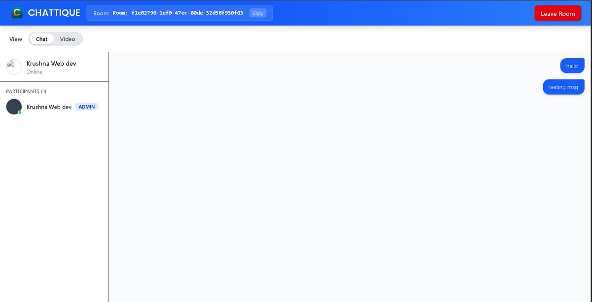 krushnaWebdev's tweet image. This is the chat area of my app, Chattique. It’s still a work in progress, so it needs some improvements. What do you all think about the design? Any features I should add?