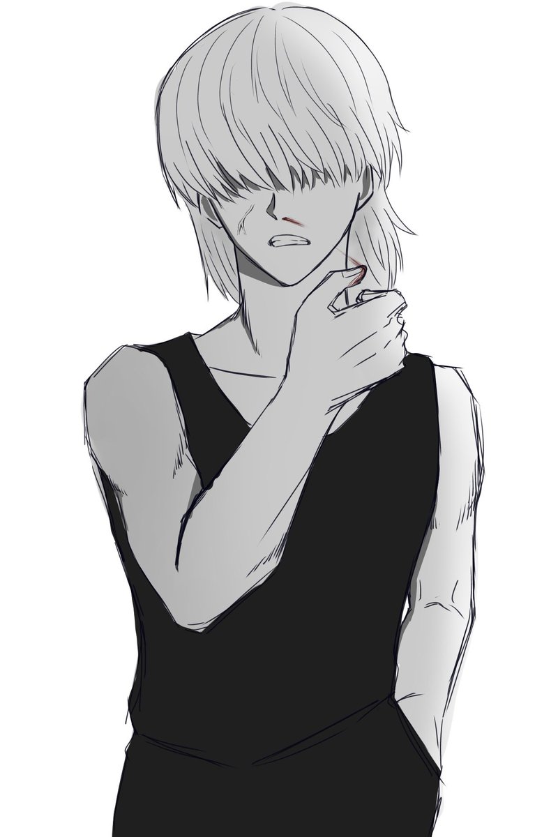 息抜きに描いた妖くん