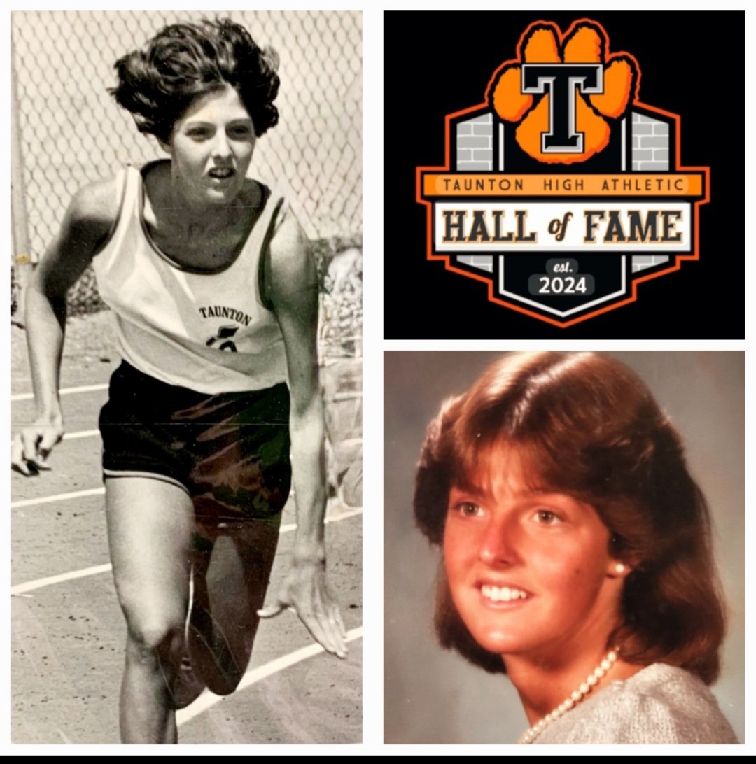 THSCoachFox's tweet image. Second, in a ten-part series honoring each of the Class of 2025 @tauntonhighHOF inductees. Christine Corr-Bengtson. Indoor + Outdoor Track &amp;amp; Field star, who excelled in both sprinting &amp;amp; long jump. 1985 @BostonHeraldHS First-Team All-Scholastic award winner. Welcome to the hall!!…