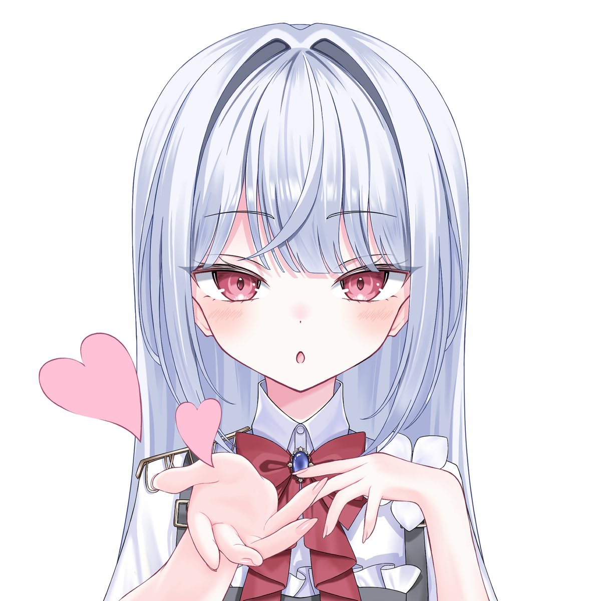 itami_riya's tweet image. 【投げキッス VTuberフリー素材】

使用条件なし
加工・加筆OK！

投げキッスの素材になりま～す。ぜひ配信等でお使い下さい！
お使いの際はリポスト等していただけると嬉しいです！

※リプ欄に口元や差分的なモノもあるのでよろしければどうぞ～
　#Vtuber素材 #VTuberAssets