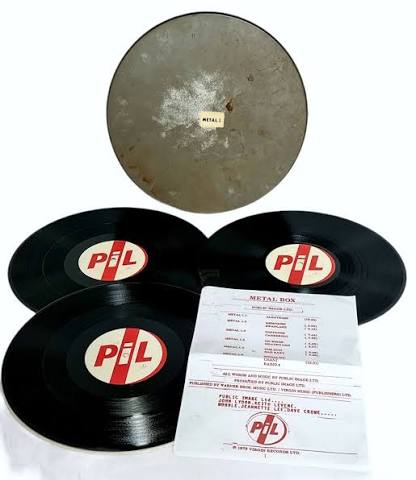 dirk7890's tweet image. Released on this day 23rd of November 1979 pil metal box 🎤🥁🎸🎶