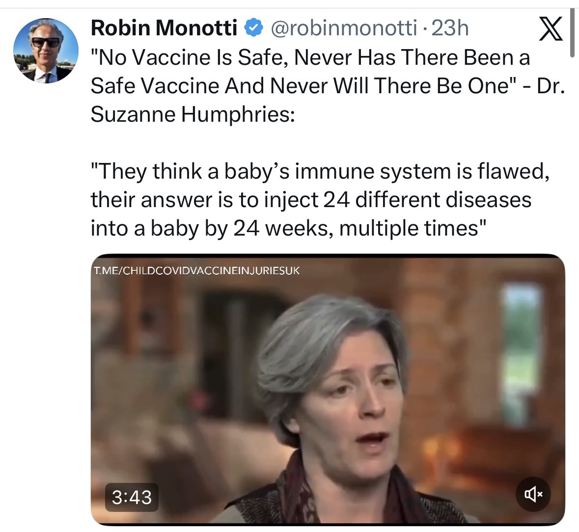 DrNeilStone's tweet image. &quot;They think a baby’s immune system is flawed&quot;

Well 

Before vaccines 20% of kids died in the first year so......