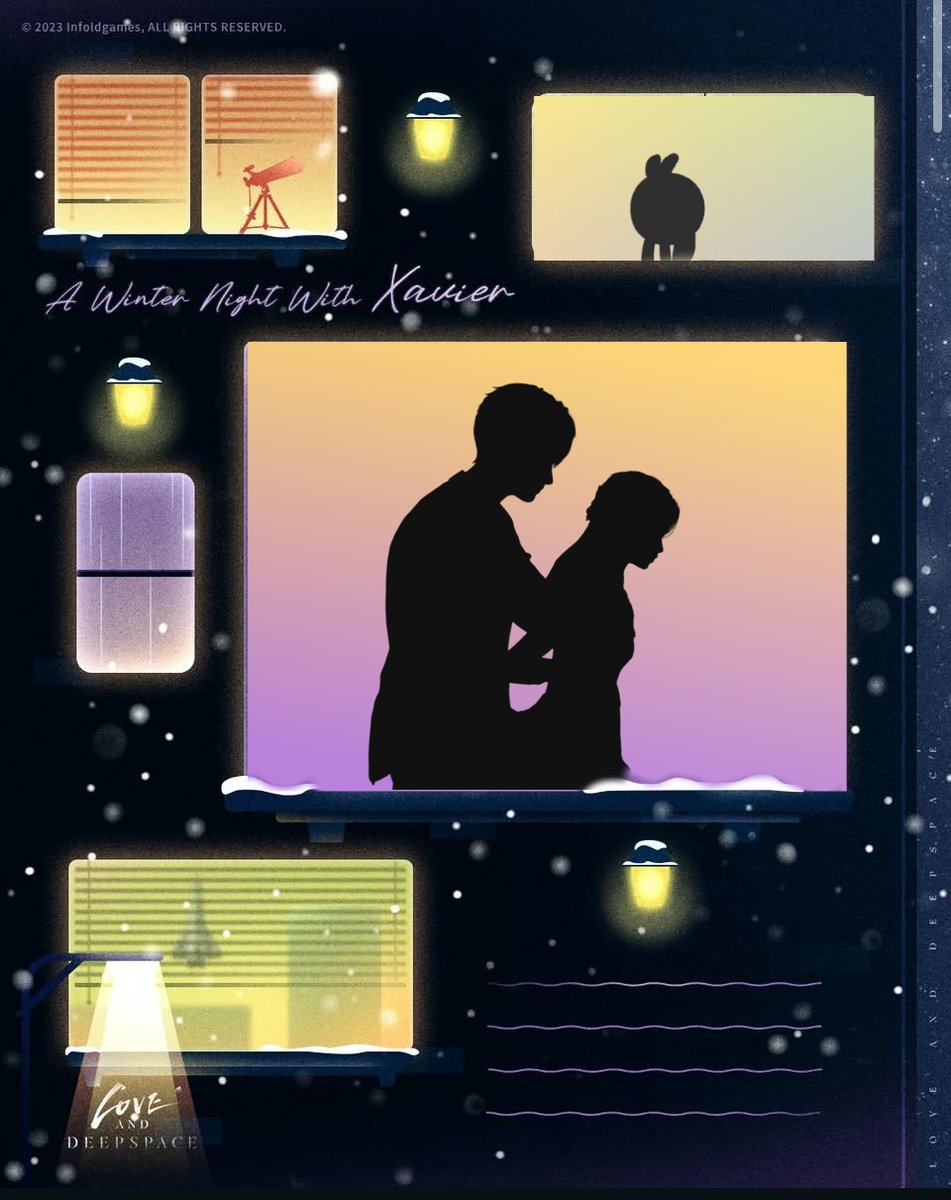 Naho_May's tweet photo. @Love_Deepspace #AWinterNightWithXavier https://t.co/O00ByfE5ai