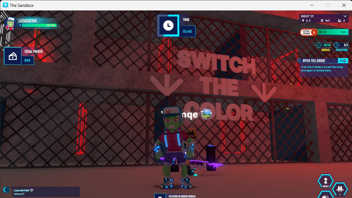 lizardk1n6's tweet photo. Who else saw the color switch? @TheSandboxGame  https://t.co/9dPYBR1PYs https://t.co/9JnWd18msM