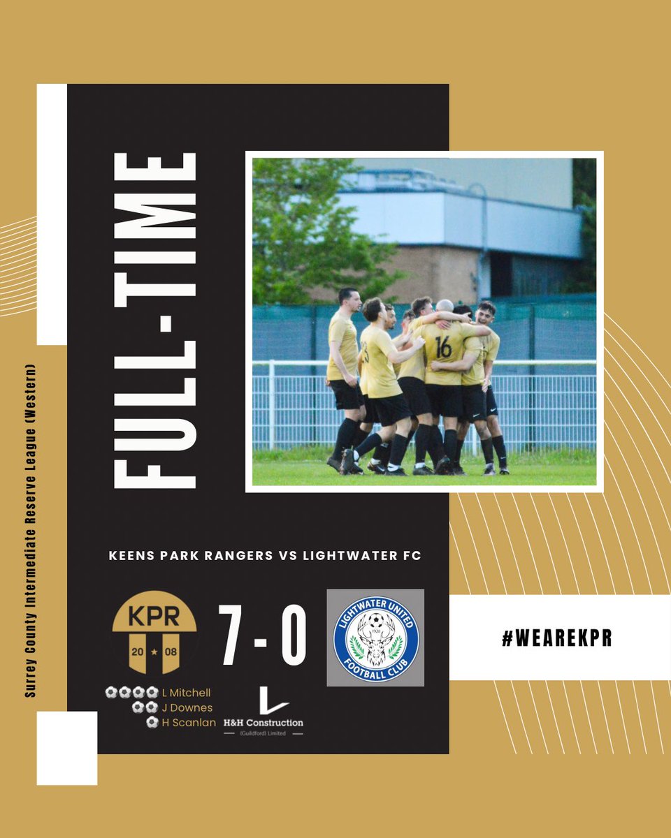 The reserves were on fire today, an inch-perfect performance and a big statement win in the league.

#surreyfootball #WeAreKPR